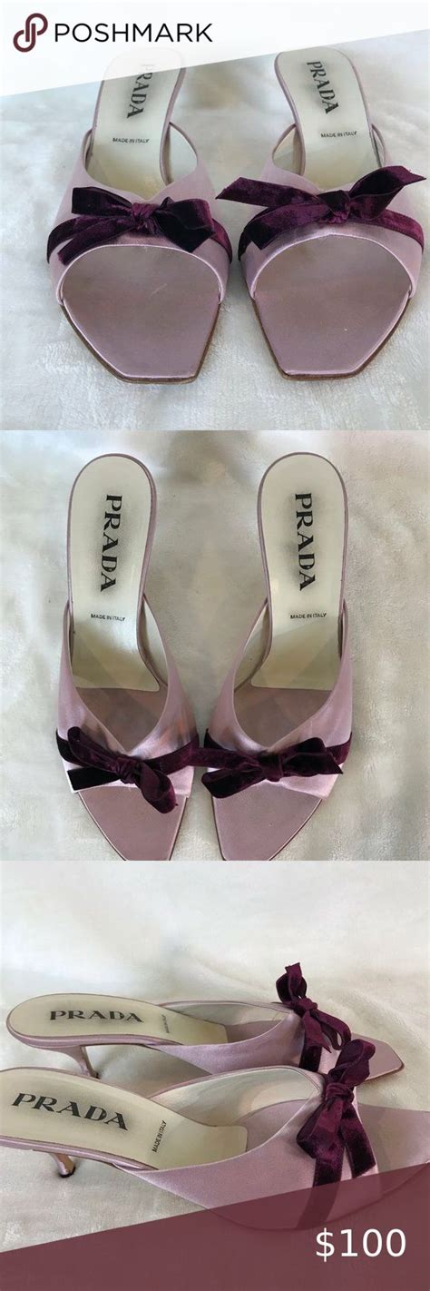 prada pink satin mules|prada slippers patterns.